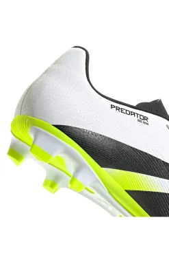 Uomo ADIDAS Scarpe da calcio bianche con dettagli giallo fluo Predator Club FG/MG