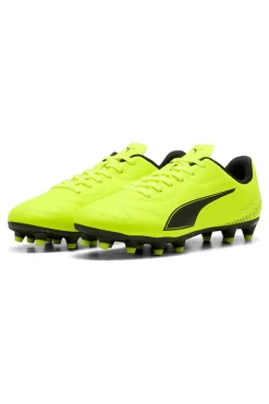 PUMA Scarpe da calcio gialle Vitoria II FG/AG Jr
