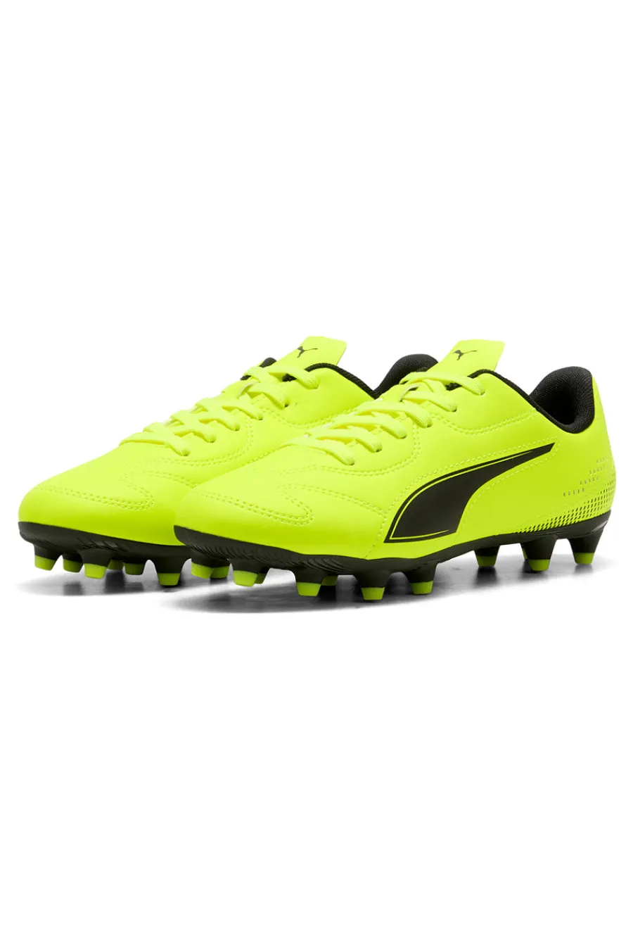 PUMA Scarpe da calcio gialle Vitoria II FG/AG Jr