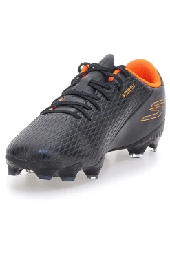 Uomo SKECHERS Scarpe da calcio nere con dettagli arancioni SKX_2 Club MG