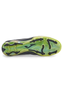 Uomo JOMA Scarpe da calcio nere con tacchetti FG e dettagli lime Evolution 2531 Firm Ground