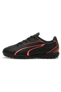 PUMA Scarpe da Calcio Nere per Terreni Sintetici Vitoria TT Jr
