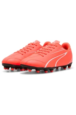 Uomo PUMA Scarpe da Calcio Rosse con Tacchetti VITORIA FG/AG