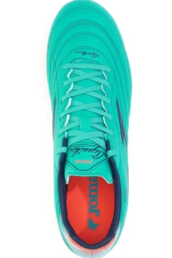 JOMA Scarpe da calcio verde acqua e arancioni Aguila 2527