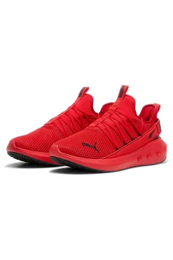 Uomo PUMA Scarpe da Corsa Rosse con Tomaia in Mesh Softride Carson Fresh