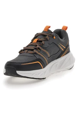Uomo CHAMPION Scarpe da fitness Grigie e Arancio Warrior Low Cut Shoe