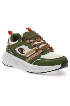 Uomo CHAMPION Scarpe da fitness Verdi Warrior Low Cut Shoe