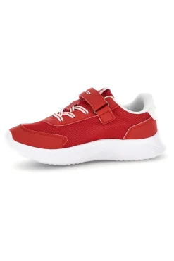 LOTTO Scarpe da ginnastica rosse con chiusura a strappo e memory foam RUN 90 AMF CL S