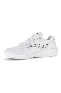 JOMA Scarpe da paddle tennis bianco con inserti blu traspiranti Master 1000 26