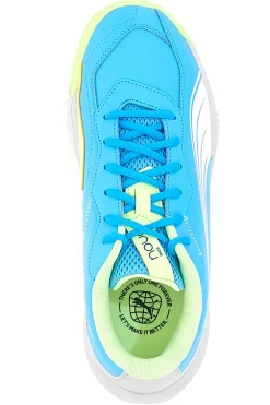 Uomo PUMA Scarpe da Padel Azzurre Con Stringa Laterale Nova Smash