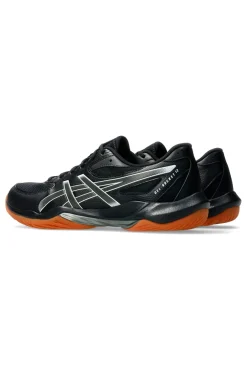 Uomo ASICS Scarpe da pallavolo nere con suola ammortizzata GEL-ROCKET 12
