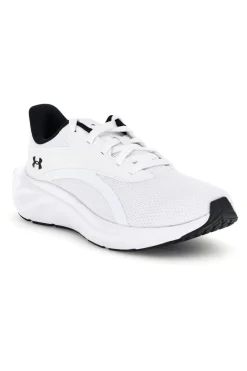Uomo UNDER ARMOUR Scarpe da running bianco e nero con mesh traspirante e Charged+ Cushioning Ascend