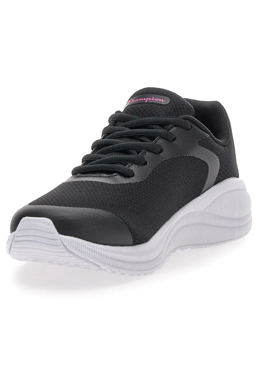 Donna CHAMPION Scarpe da running nere con suola bianca SYPHON ENGAGE MESH GS