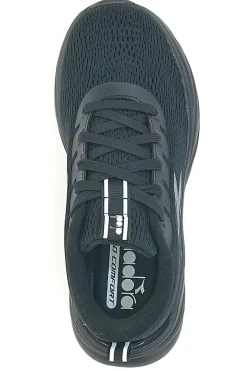DIADORA Scarpe da running nere leggere mesh Piper S Outlet