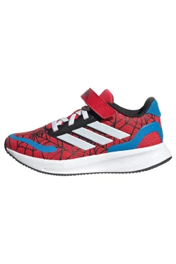 ADIDAS Scarpe da running rosse con grafica Spider-Man e chiusura a strappo Runfalcon Spiderman EL C