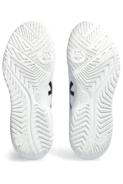 Uomo ASICS Scarpe da tennis bianco nero stabilità ammortizzazione Gel-dedicate 8