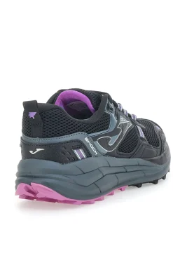 Donna JOMA Scarpe da Trail Running Nere con Tomaia in Mesh SHOCK LADY 2501
