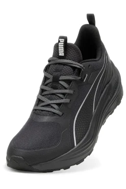 Uomo PUMA Scarpe da trail running nere impermeabili FLARE PRO TRAIL PTX