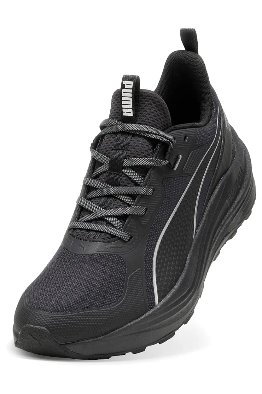 Uomo PUMA Scarpe da trail running nere impermeabili FLARE PRO TRAIL PTX