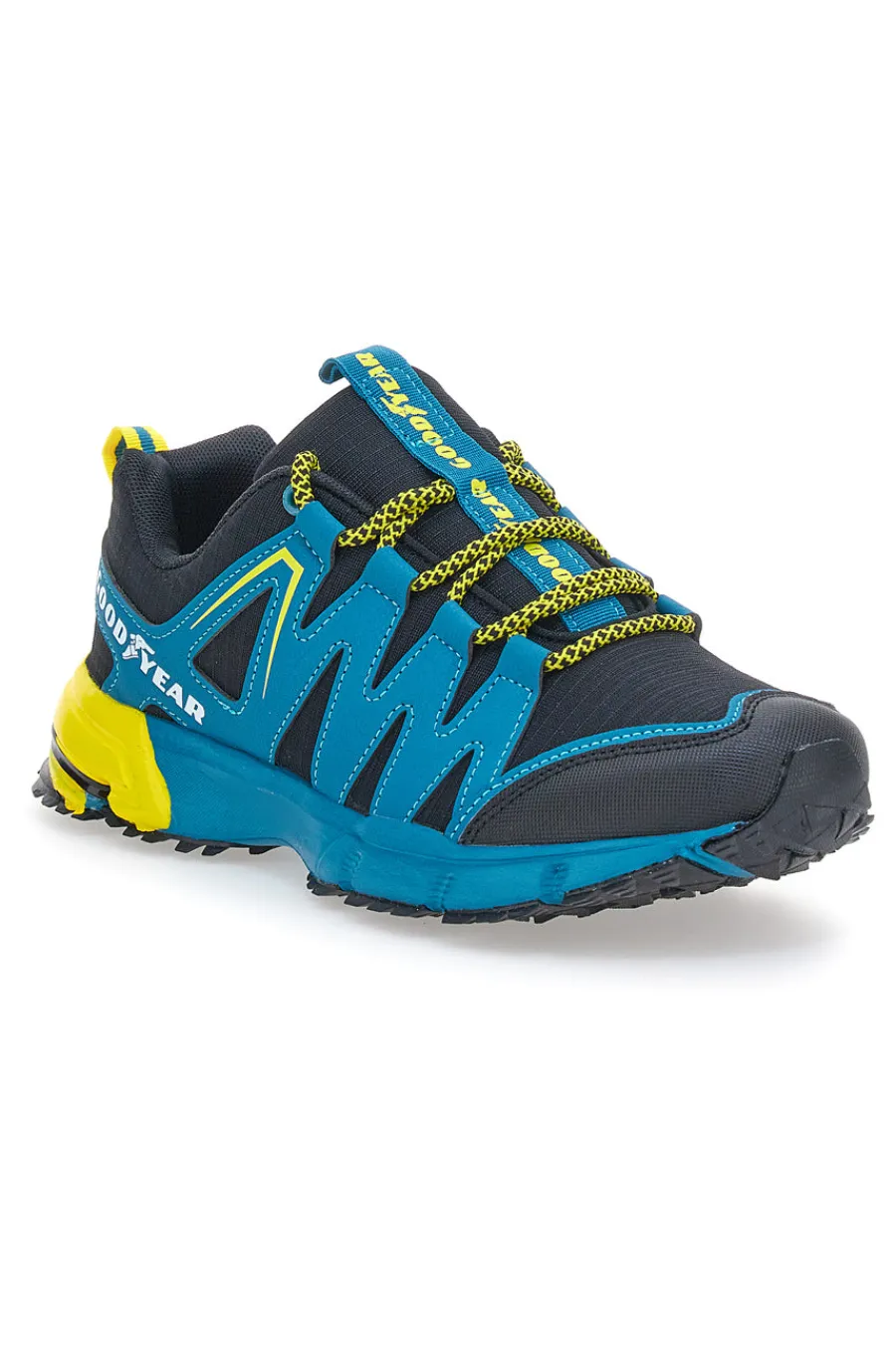 Uomo GOODYEAR Scarpe da Trekking Nere e Blu 11033