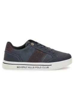Uomo BEVERLY HILLS Scarpe da uomo grigio scuro con dettagli a contrasto polo club DANIEL ORTEGA MIX