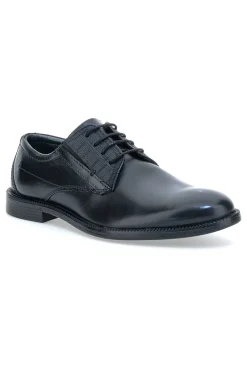 Uomo PITTARELLO CLASS Scarpe eleganti nere stringate in vera pelle 615