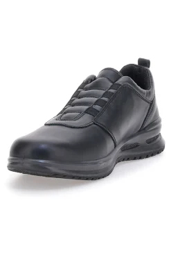 Uomo MARCO BRANDI Scarpe nere con elastici frontali Made in Italy 37