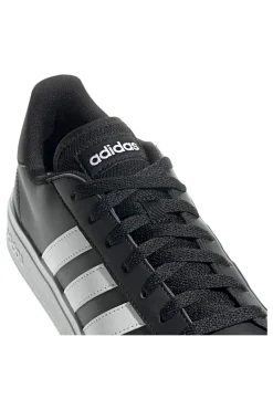 Uomo ADIDAS Scarpe nere con strisce bianche Grand Court Base 2