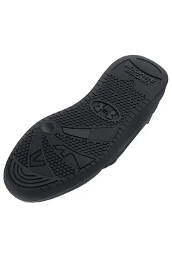 Uomo UNDER ARMOUR Scarpe nere in pelle con suola piatta UA Official
