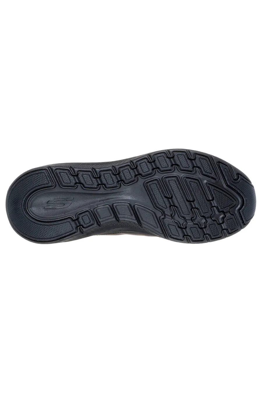 SKECHERS Scarpe nere in pelle con supporto plantare ARCH FIT 2.0 STAR BOUND NERO New