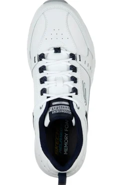 Uomo SKECHERS Scarpe outdoor bianco blu Memory Foam Oak Canyon Redwick