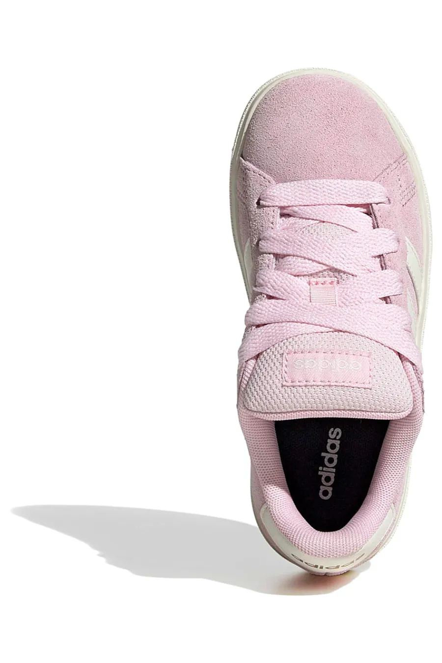 ADIDAS Scarpe rosa in suede con strisce bianche Grand Court 00s K Sale