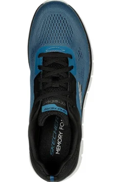 Uomo SKECHERS Scarpe sportive blu con memory foam Track Broader