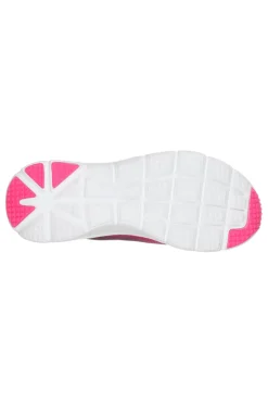 SKECHERS Scarpe sportive nero e rosa con memory foam Fashion Fit Build Up Clearance