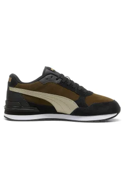 Uomo PUMA Scarpe sportive verde oliva con dettagli in suede ST RUNNER V4 SD