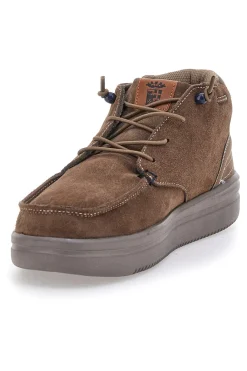 Uomo MARINA MILITARE Scarpe Stringate Alte Marroni 1706