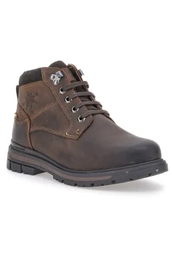 Uomo ALTEMBERG Scarpe Stringate Alte Marroni 2204