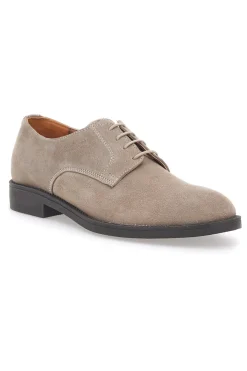 Uomo LONGFORD Scarpe Stringate Beige Vera Pelle 600