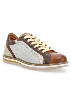 Uomo PITTARELLO ECO Scarpe stringate bianche con dettagli stampa cocco 26122922 da Uomo | Pittarello