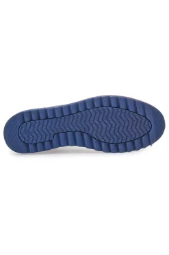 Uomo PITTARELLO PLUS Scarpe Stringate Bianche e Blu In Vera Pelle Made in Italy PT325