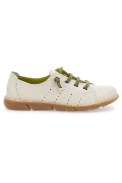 Donna PITTARELLO TIERRA Scarpe Stringate Bianche In Vera Pelle 30234
