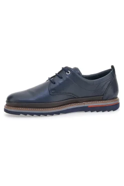 Uomo PITTARELLO ECO Scarpe Stringate Blu In Vera Pelle 0002
