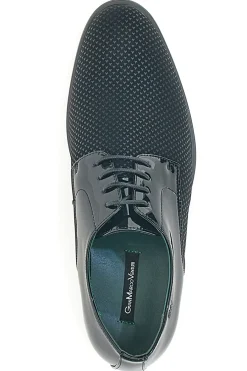Uomo GMV Scarpe Stringate in Vernice Nere 119