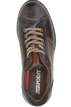 Uomo JERPOINT Scarpe Stringate 1911 Marrone