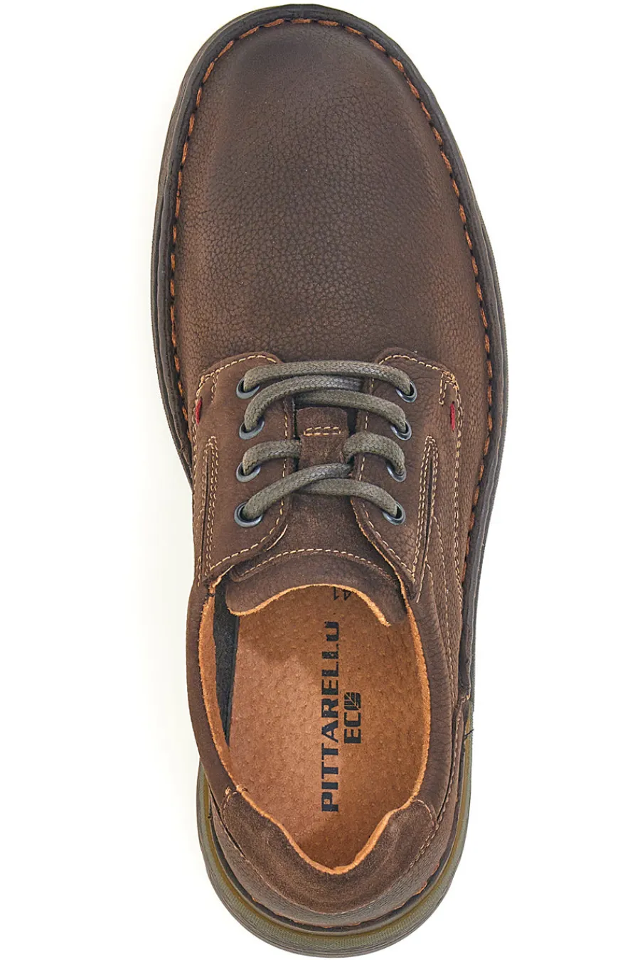 Uomo PITTARELLO ECO Scarpe stringate marroni in pelle 252900002