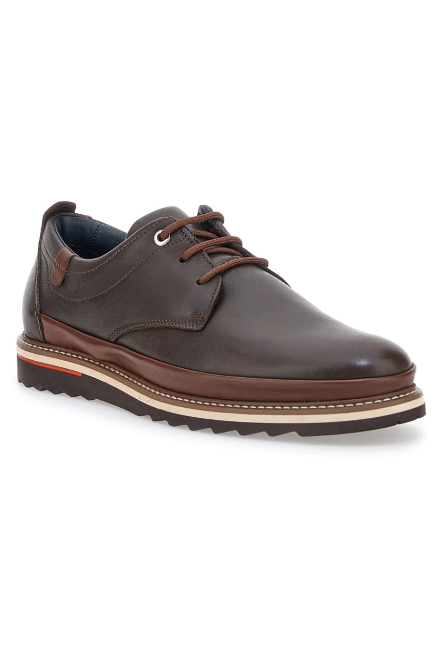 Uomo PITTARELLO ECO Scarpe Stringate Marroni 0002