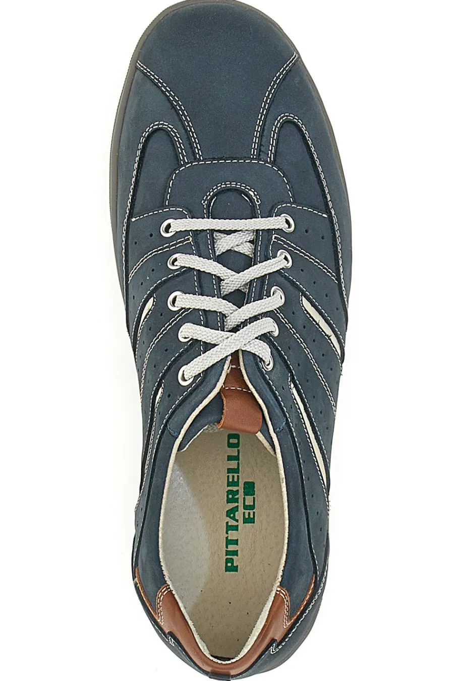 Uomo PITTARELLO ECO Scarpe Stringate Navy da Uomo Scamosciate 270002