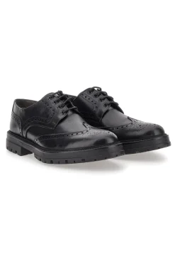 Uomo PITTARELLO FOCUS Scarpe Stringate Nere Con Decorazione Duilio 22