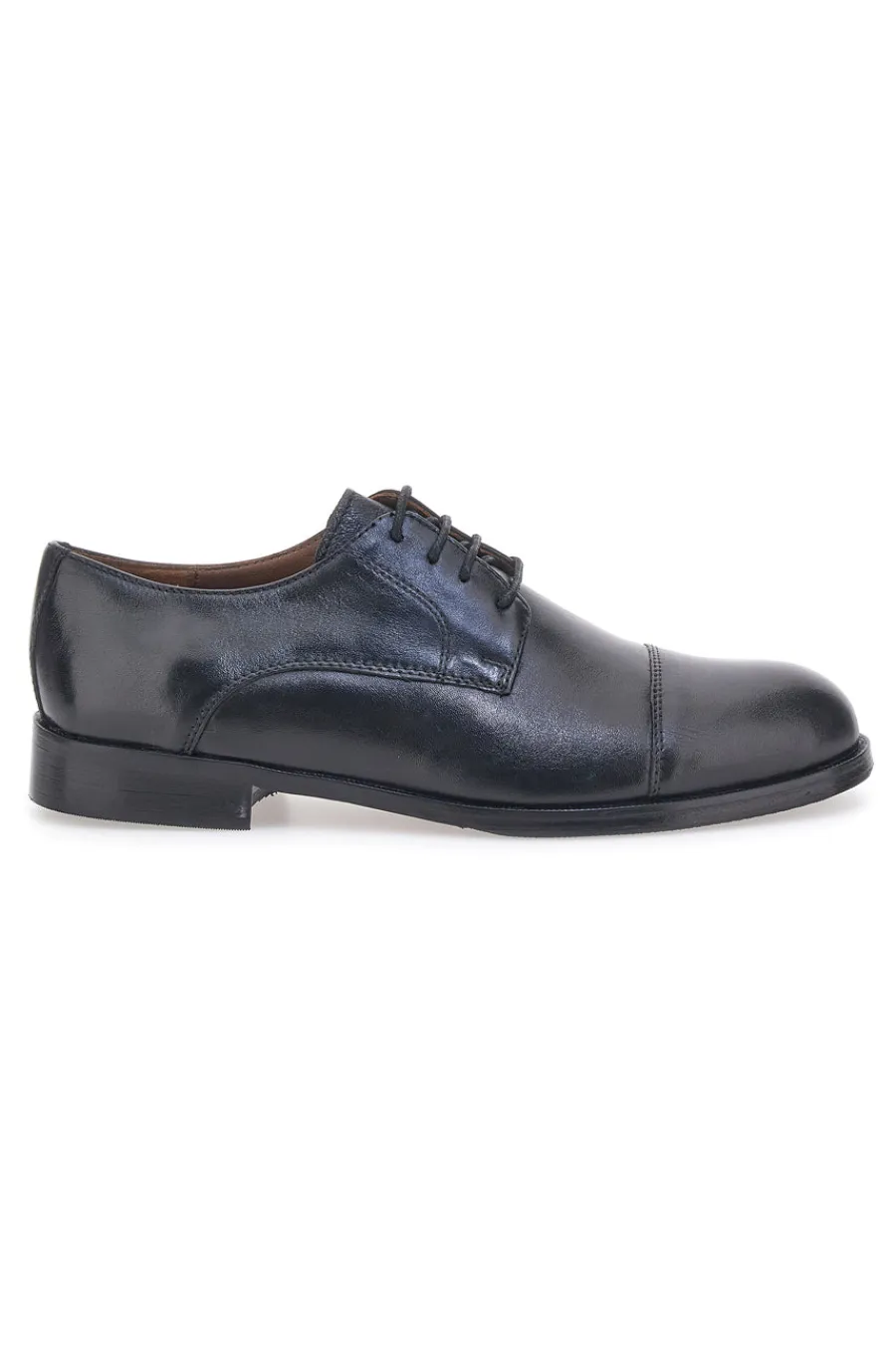 Uomo PITTARELLO CLASS Scarpe Stringate Nere Con Lacci In Vera Pelle 331
