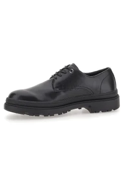 Uomo JOHES LAND Scarpe Stringate Nere Con Punta Arrotondata 2308105